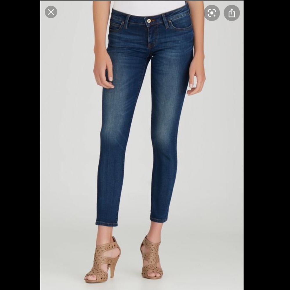 Skinny low-rise jeans